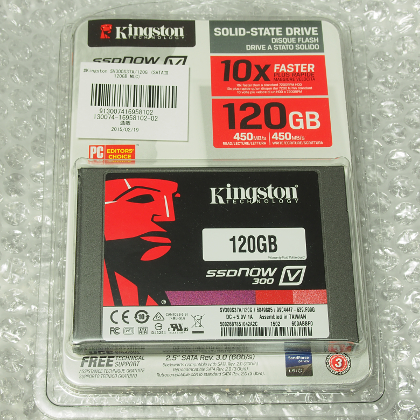 キングストン SV300 120GB SSDパッケージ